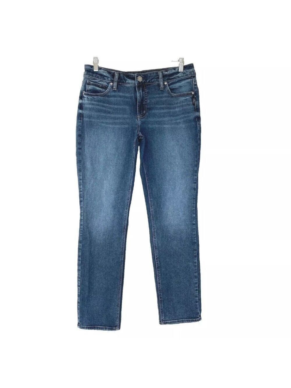 Silver Elyse Straight Jeans Women's 30X31